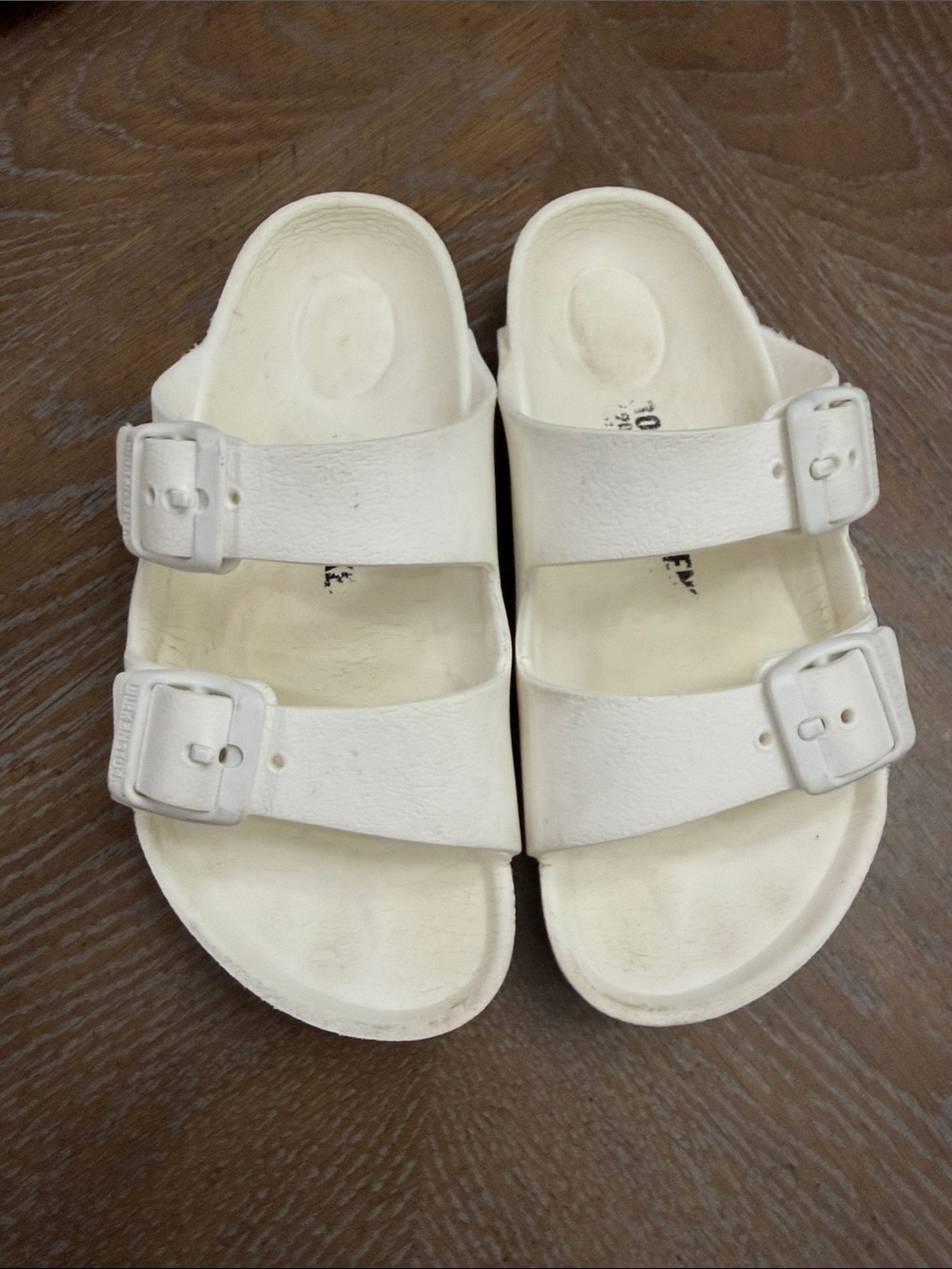 Birkenstock Kids EU 30 US 12 Arizona EVA White Waterproof Sandals Slides